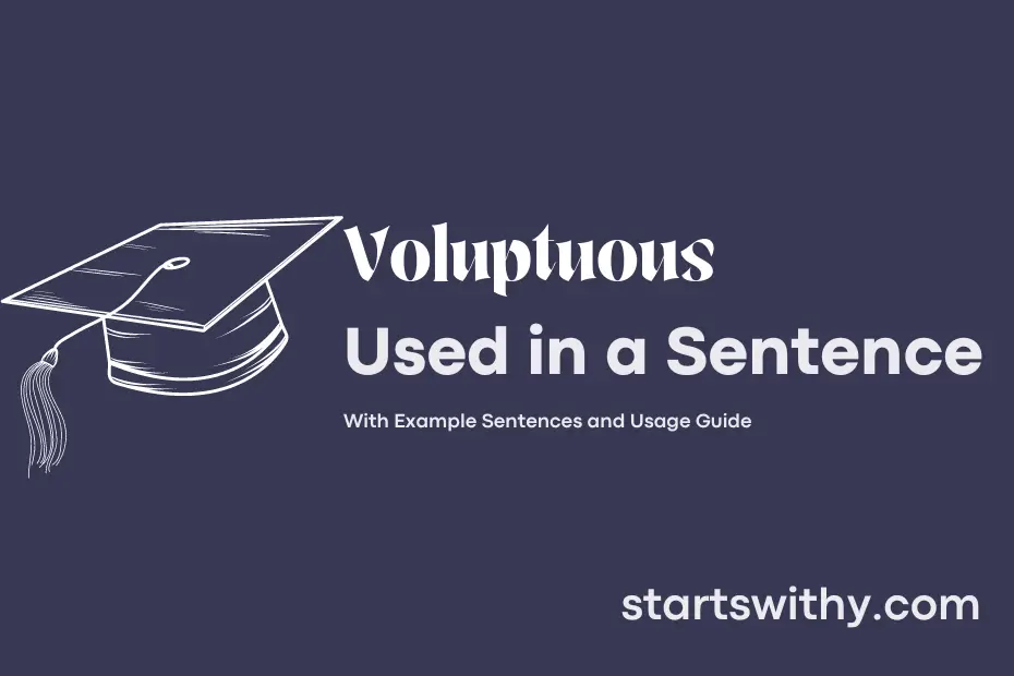 Sentence with Voluptuous