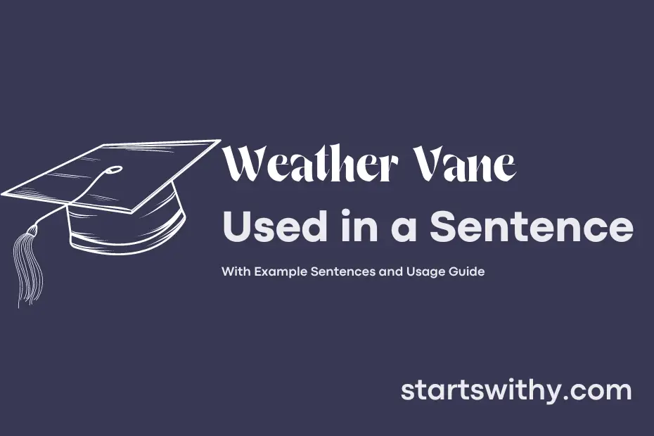 Sentence with Weather Vane