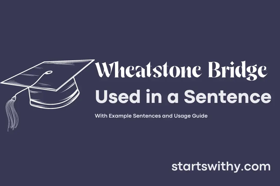 Sentence with Wheatstone Bridge