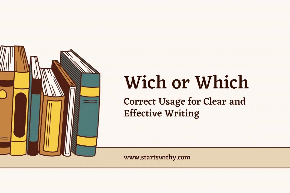 Wich or Which
