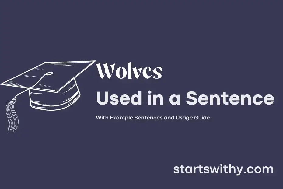 Sentence with Wolves