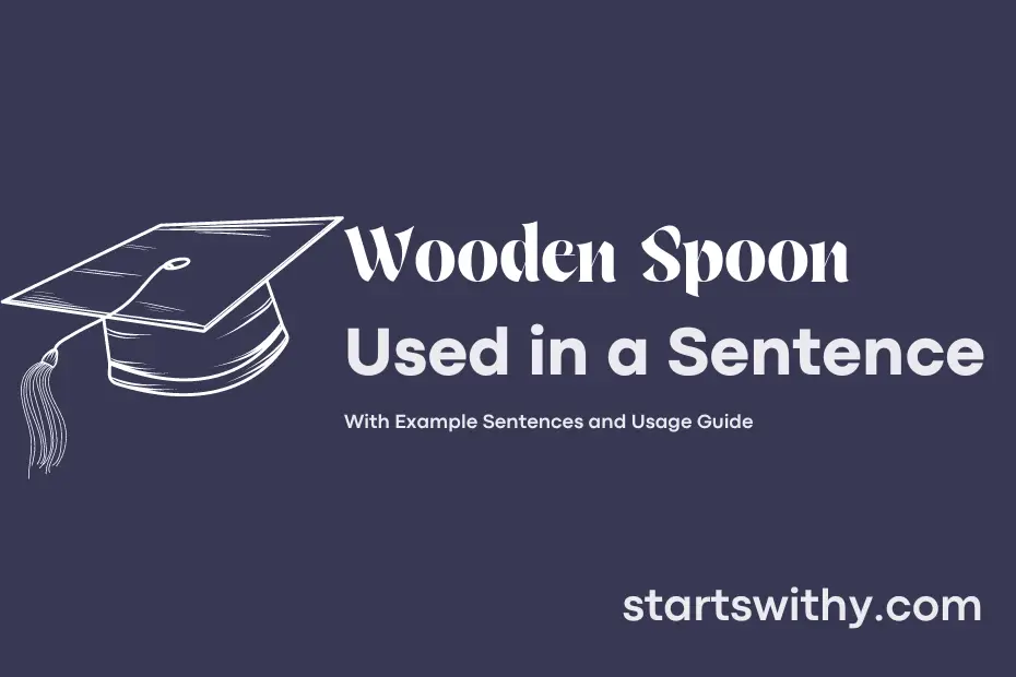 Sentence with Wooden Spoon