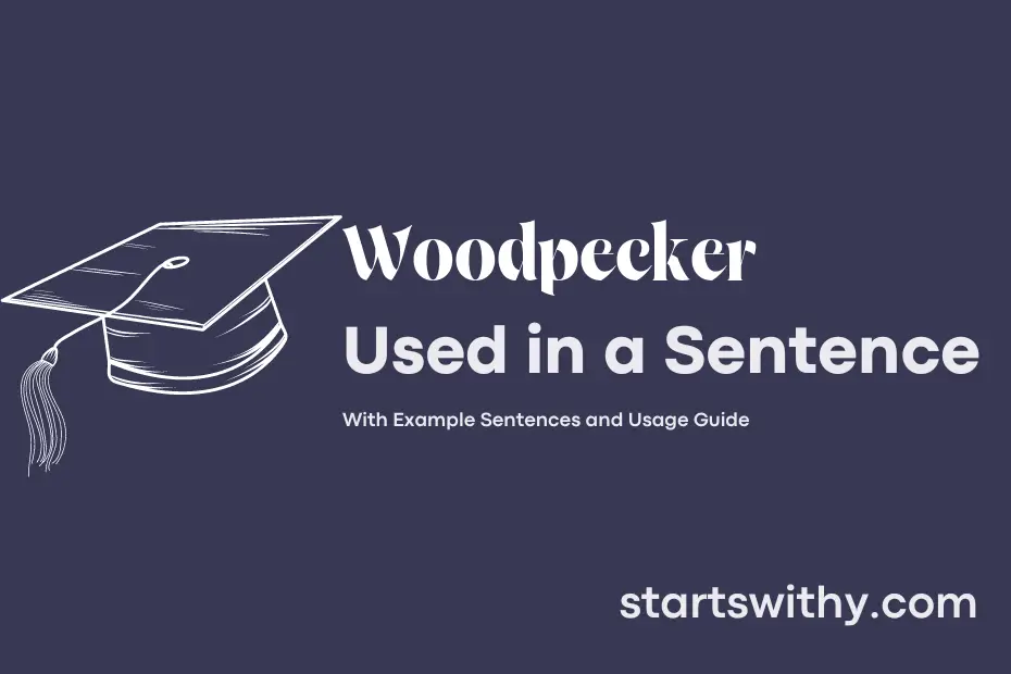Sentence with Woodpecker