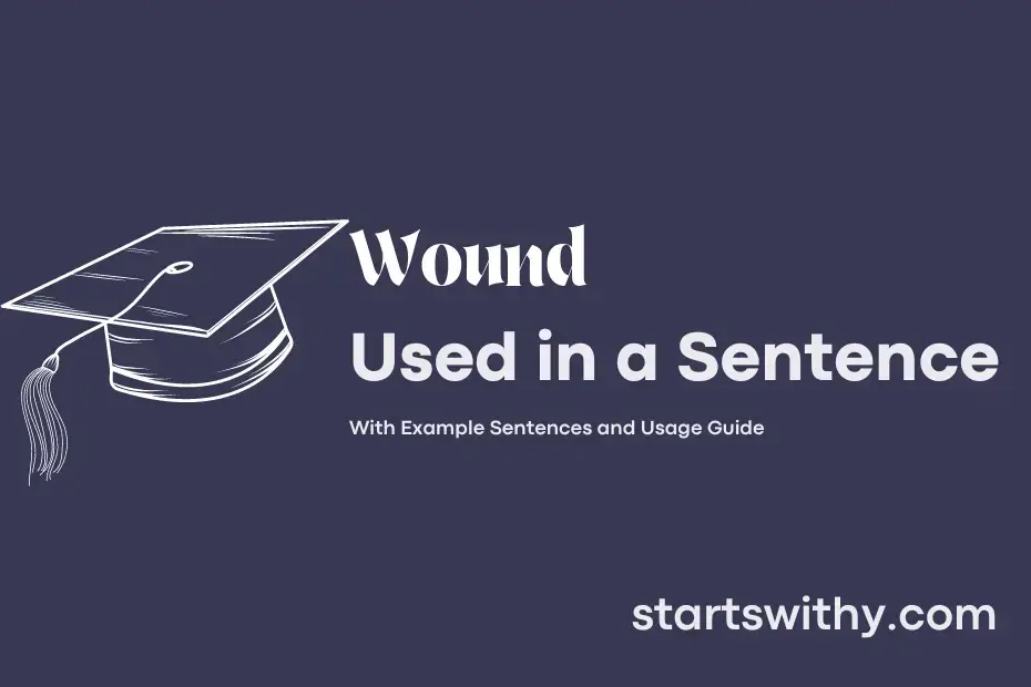 Sentence with Wound