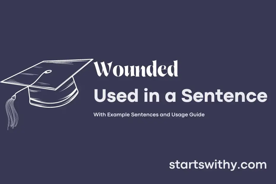 Sentence with Wounded