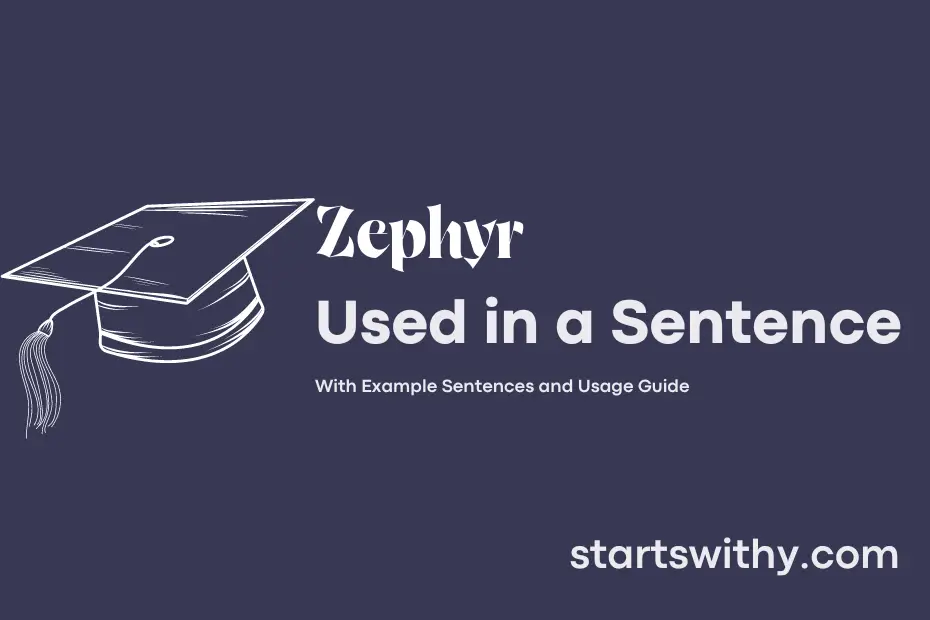Sentence with Zephyr