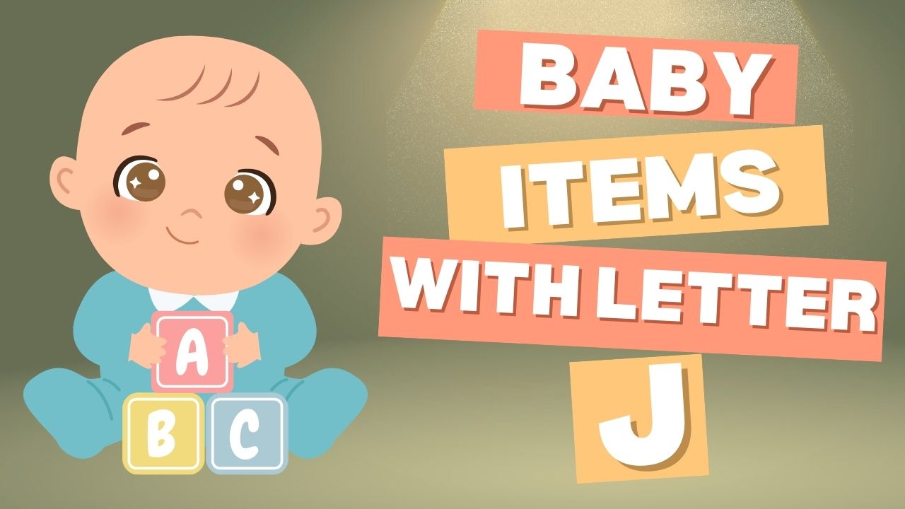 baby items with j