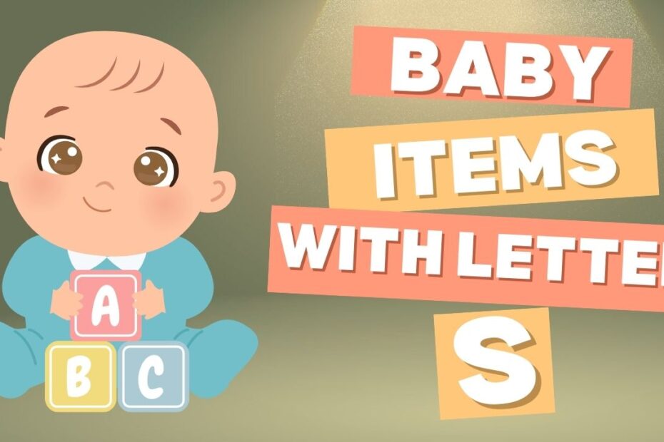 baby items with s