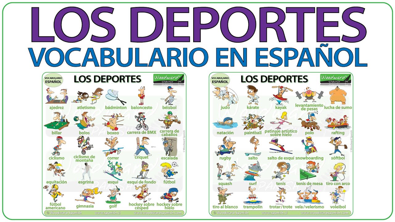 List Of 50 Sports In Spanish - Startswithy.com