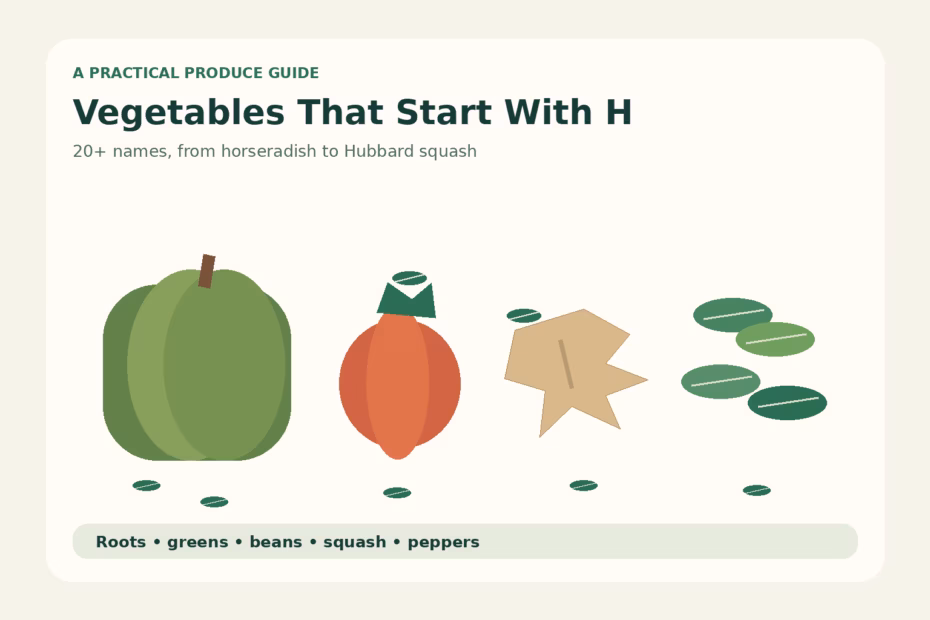 vegetable H guide featured illustration
