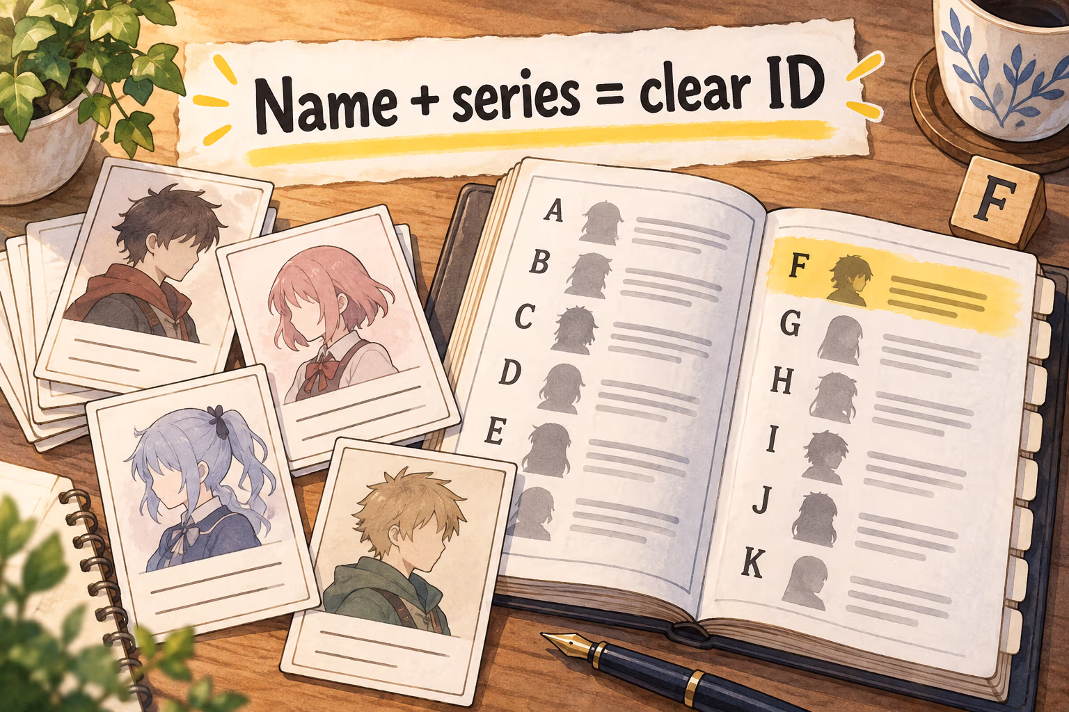 A generic frog icon and name tag explain a hero-name alias.
