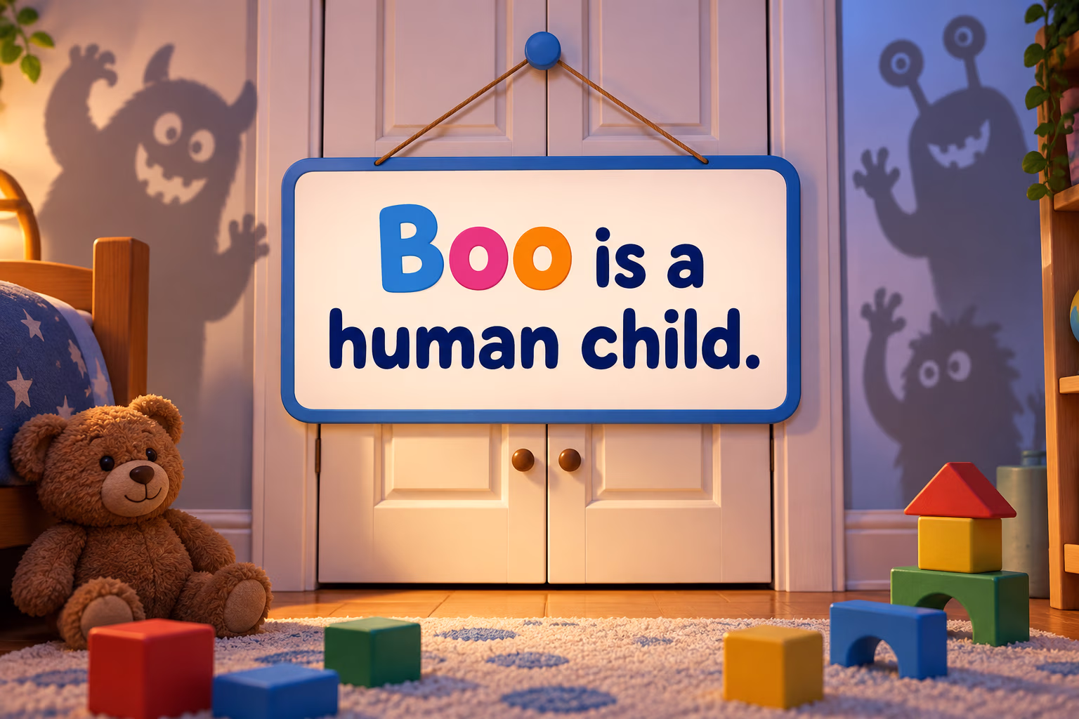 A playful three-dimensional book, screen, and comic card illustrate why readers should check a character’s version and source.