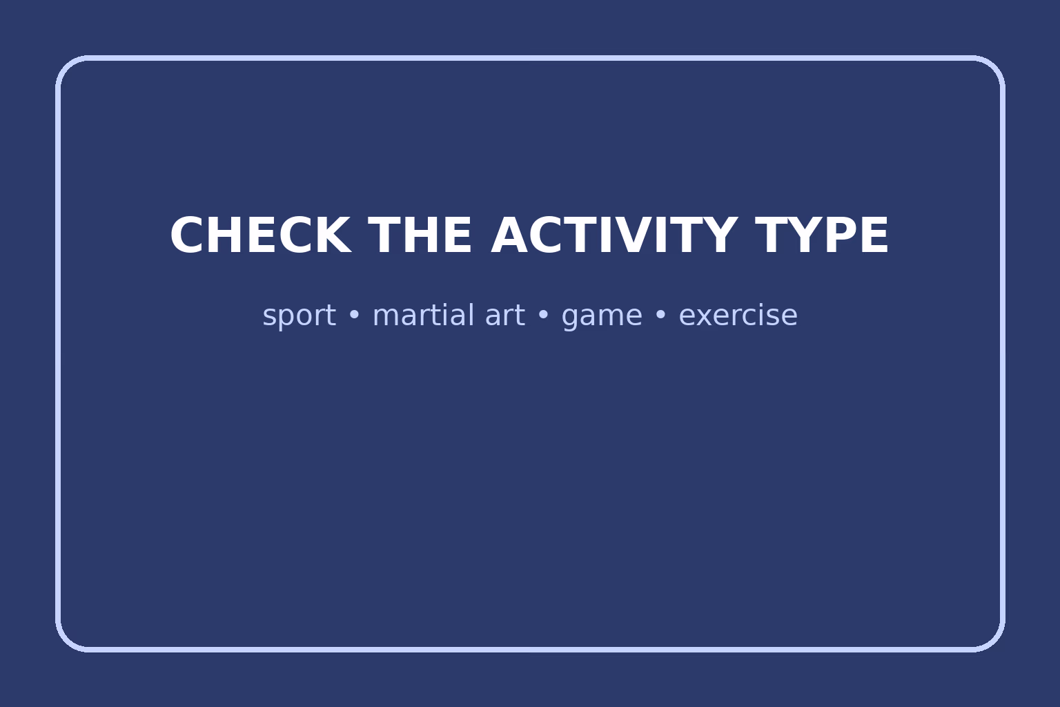 K lists may mix organized sports, martial arts, games, recreational activities, and exercises.