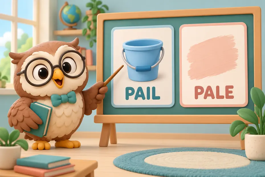 Pail vs Pale: Containers, Colors and Common Phrases