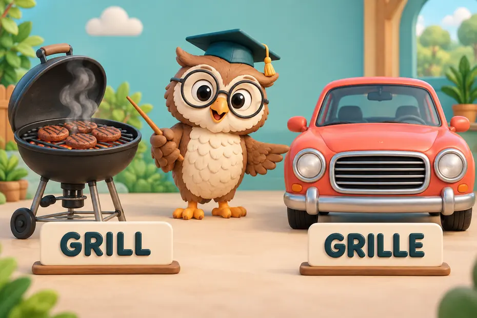 Grill vs Grille: Cooking, Screens and Verb Uses