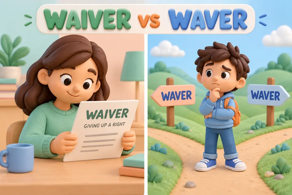 Reader examines waiver document beside a hesitant child