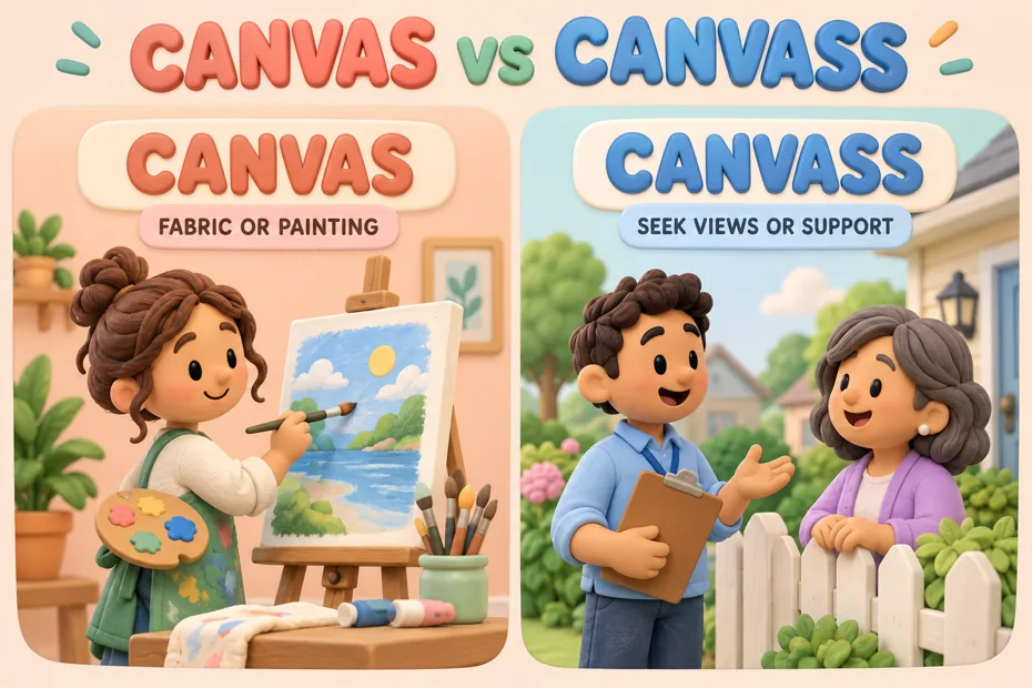 Artist paints on canvas while volunteer canvasses a neighbor for views