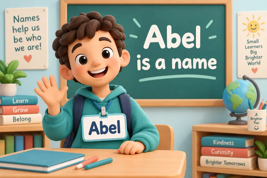 Abel is a name