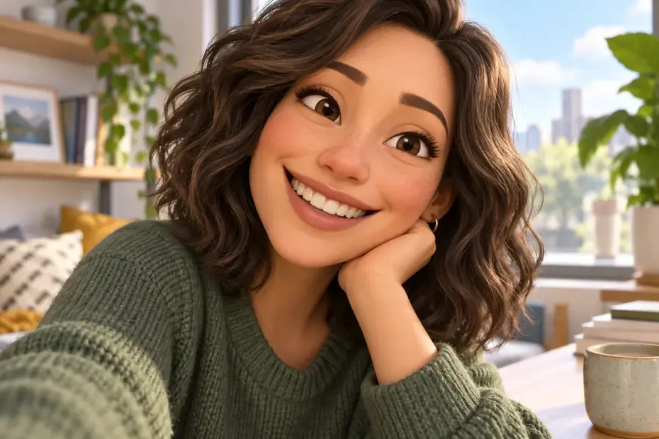 A friendly person smiles naturally, showing clean-looking teeth in a bright portrait.
