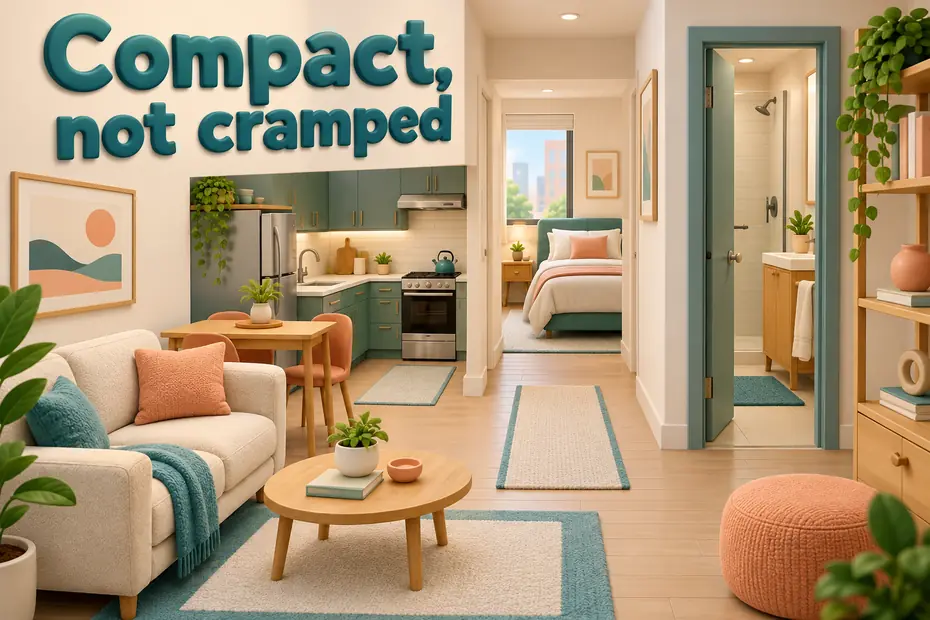 Compact, not cramped: a small home with efficient layout.
