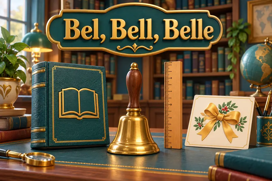Bel, bell, belle: measurement, ringing object, and social description
