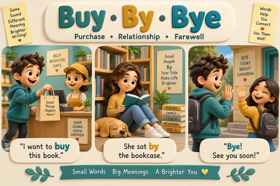 Buy, by, and bye: purchase, relationship, and farewell