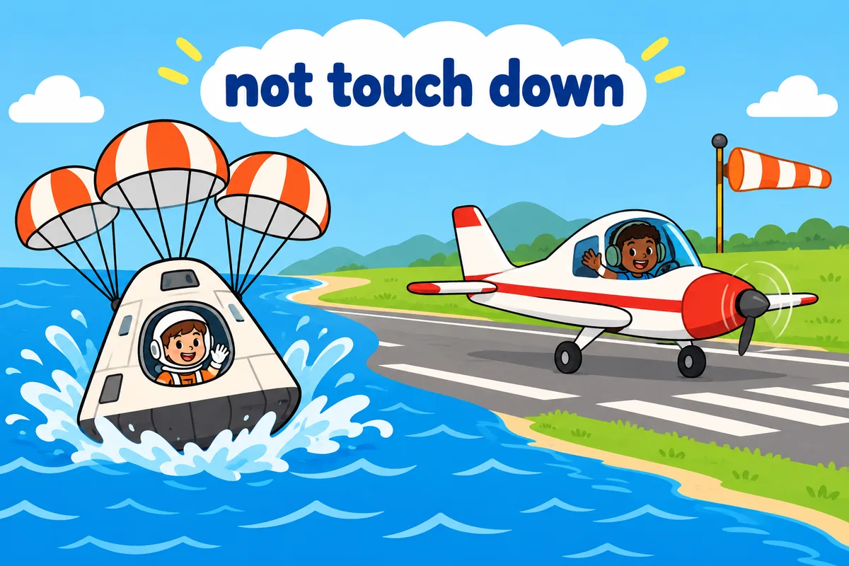 A cartoon child sits alone on a step with a thought bubble, while an empty object slot beside the phrase cool off is crossed out.