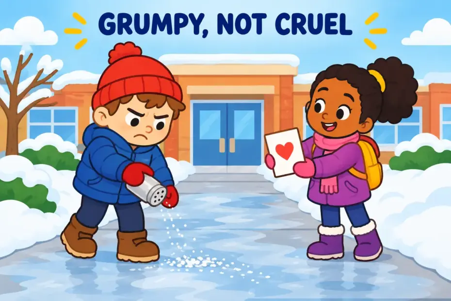 A grumpy person who still helps illustrates curmudgeon in a sentence.