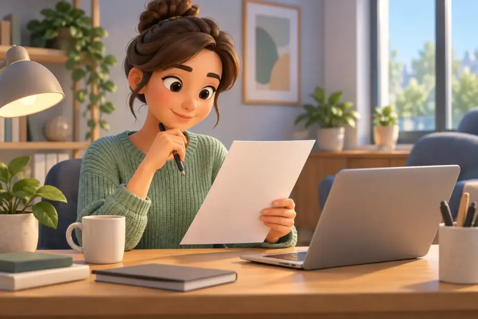 A person checks a statement before sharing it.