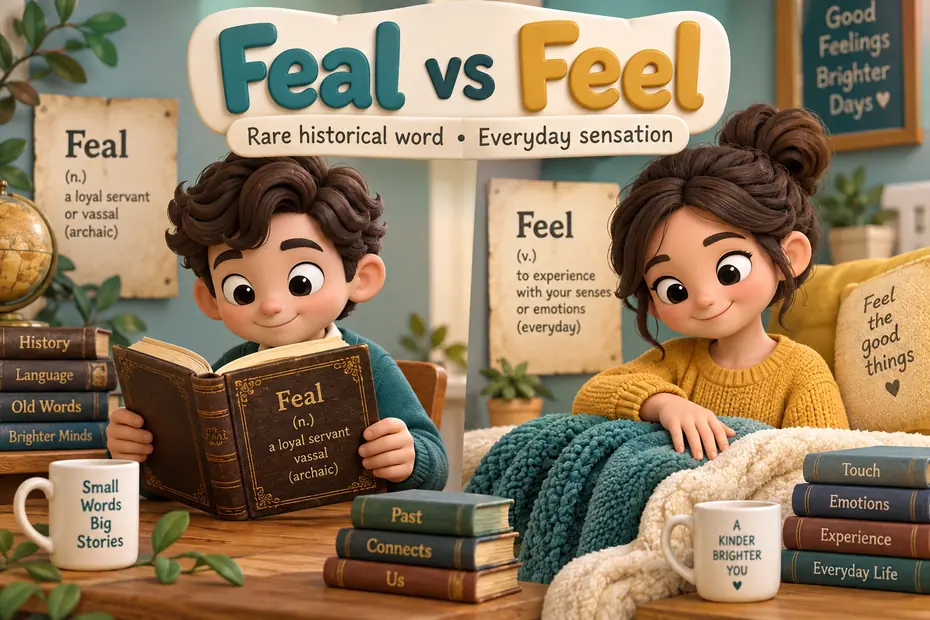 Feal versus feel: a rare historical word and everyday sensation