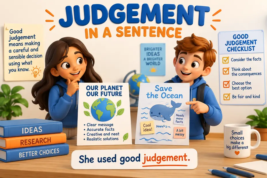 Student comparing proposals uses good judgement
