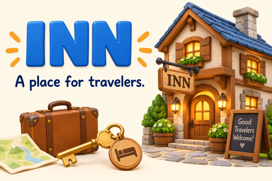 An inn is a place for travelers.