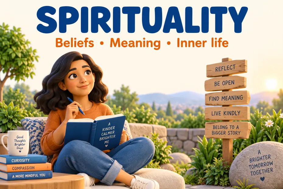 Spirituality can concern beliefs, meaning and inner life.