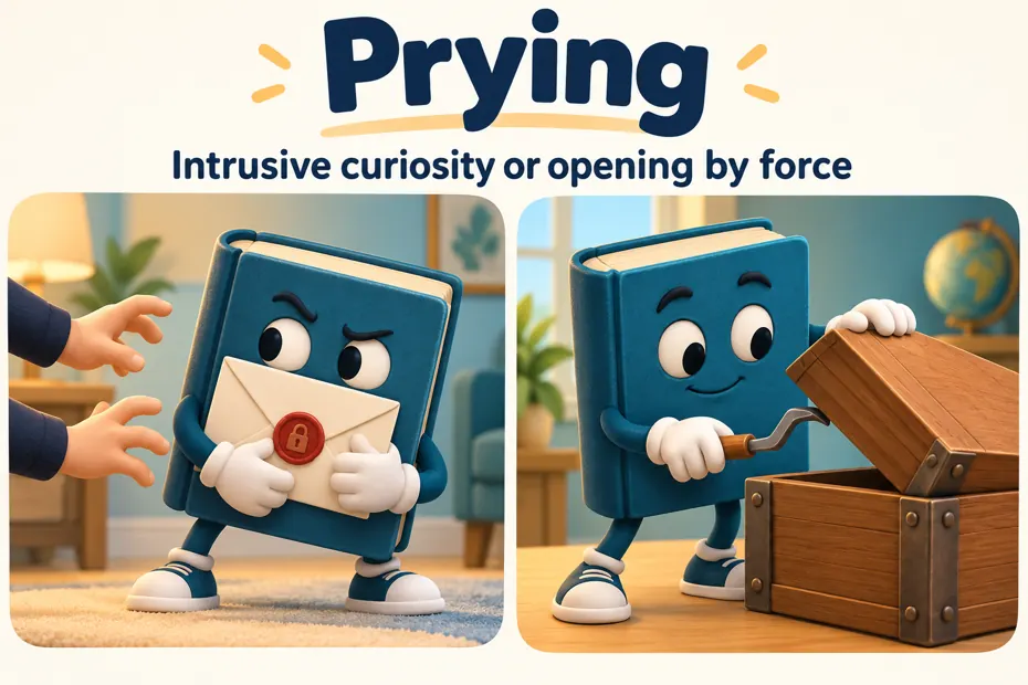 Book mascots illustrate protecting private information and lifting a box lid.