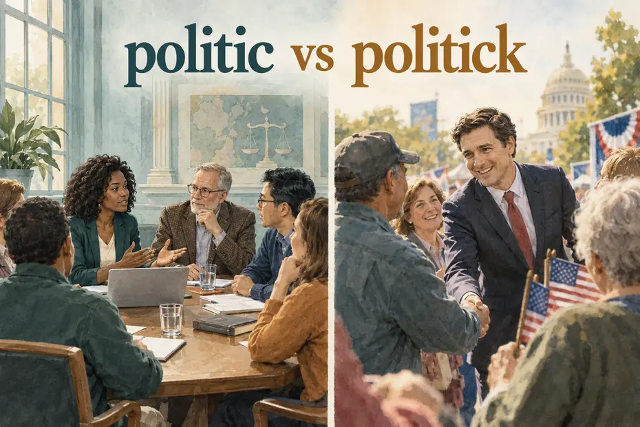 Politic vs politick: prudent choice and campaigning