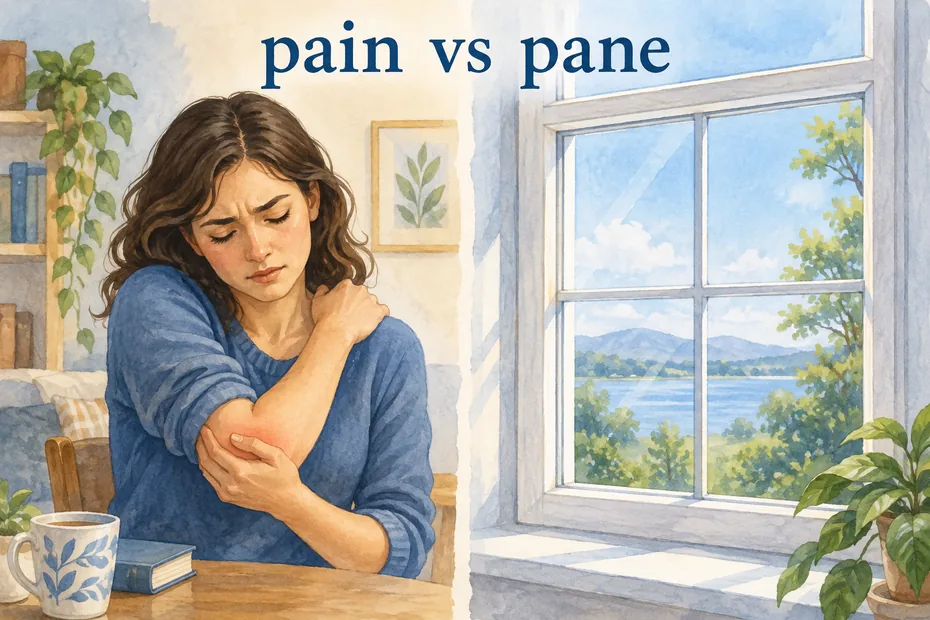 Pain vs pane: discomfort and glass sections