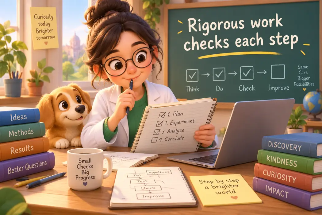 Rigorous work checks each step