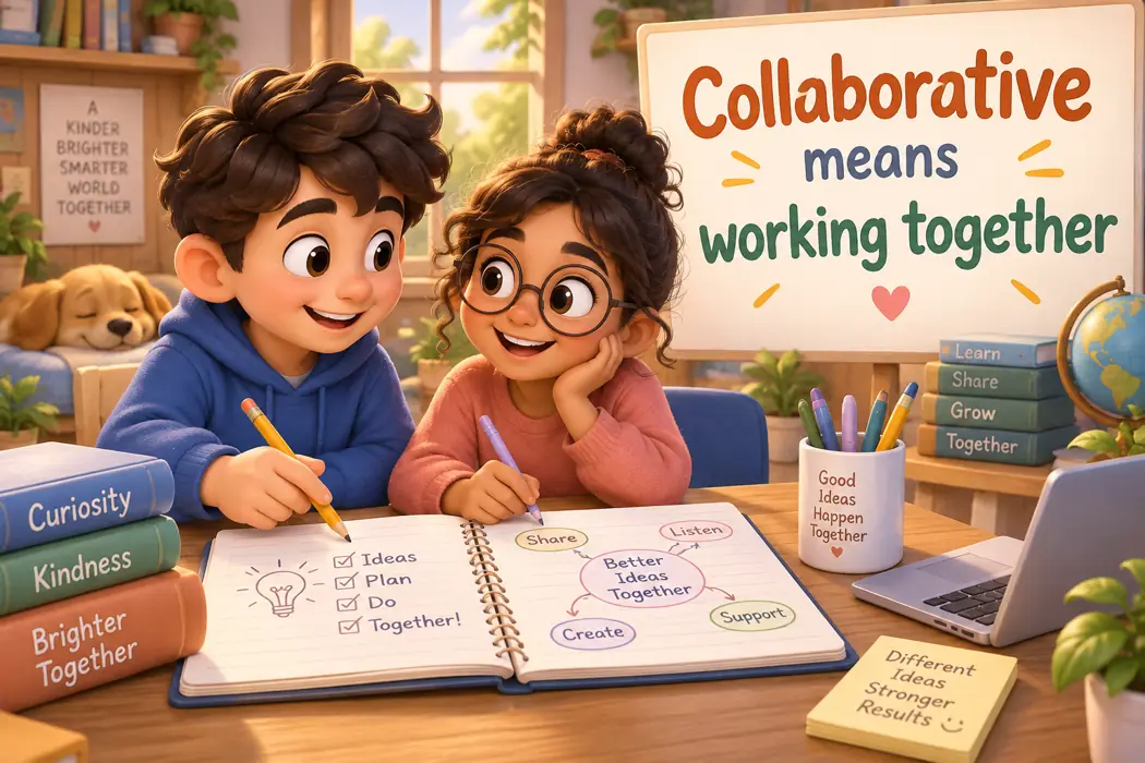 Collaborative means working together