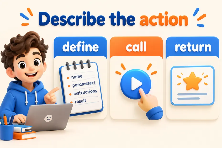 Define call and return are useful actions when discussing a subroutine