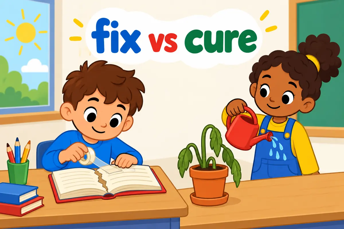 Remedial work addresses an existing weakness, unlike curative treatment of an illness.