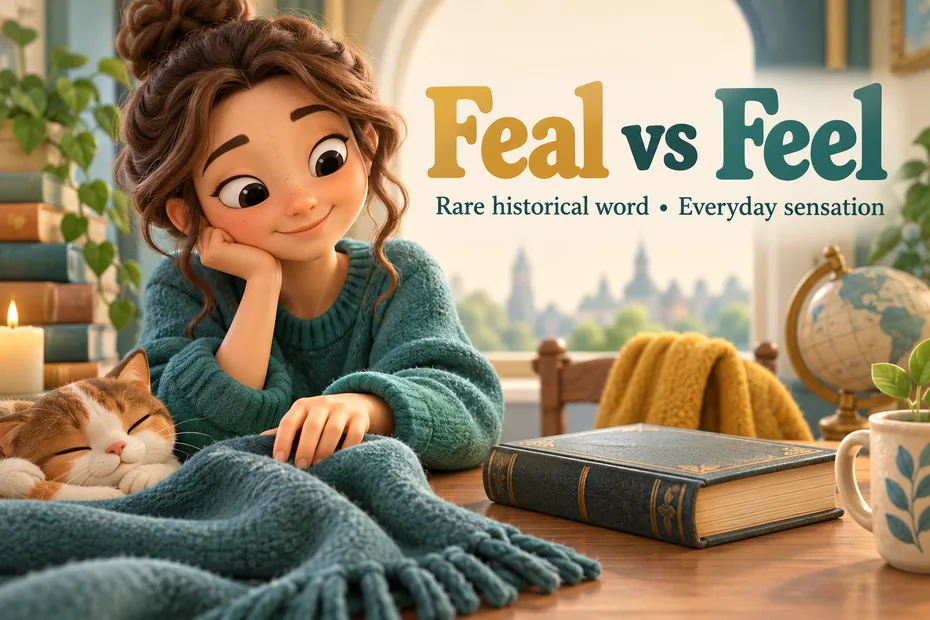 Feal versus feel: a rare historical word and everyday sensation