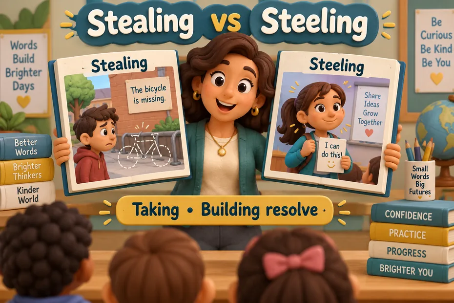 Stealing vs steeling: taking versus building resolve