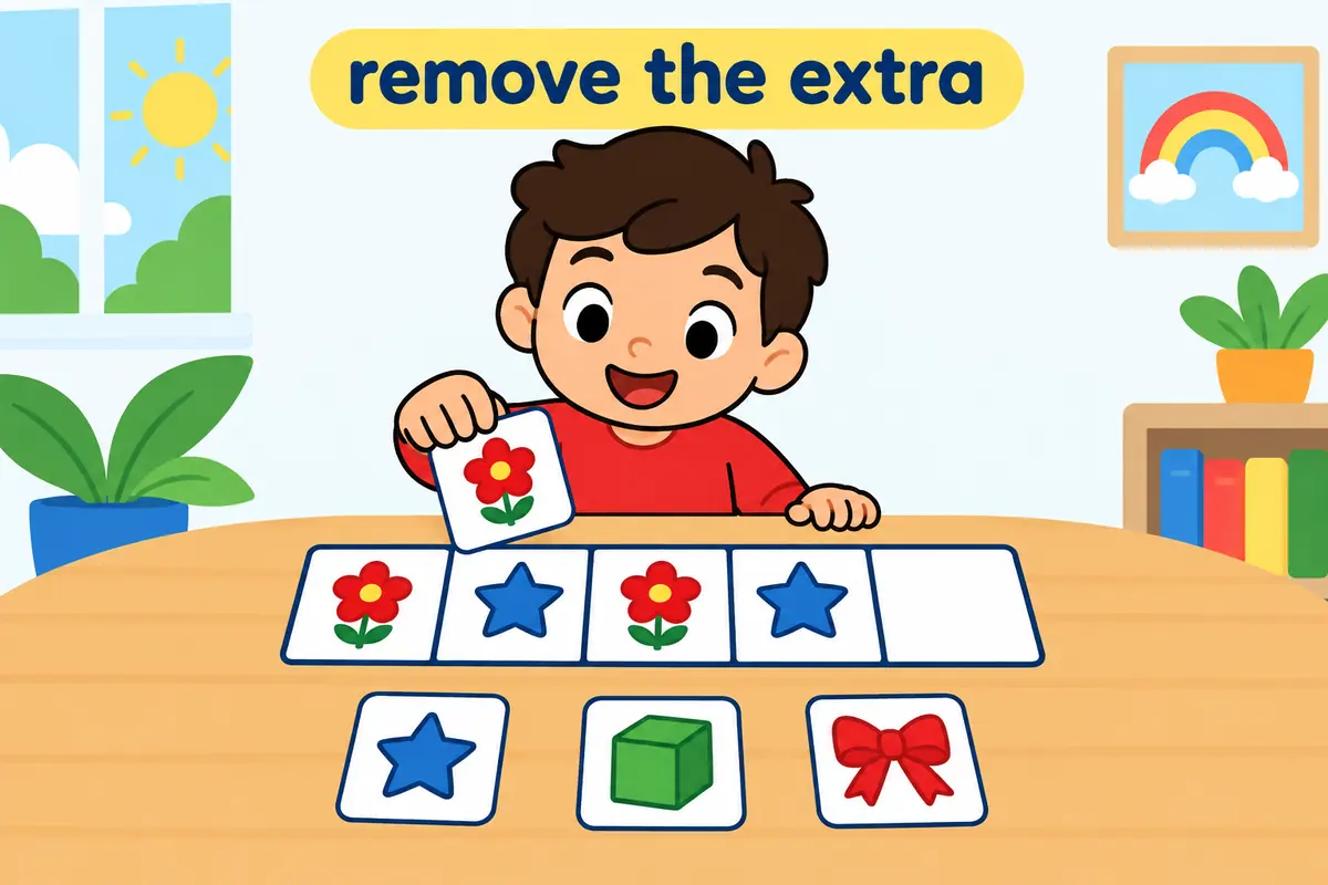 Superfluous takes a noun naming something extra that can be removed.